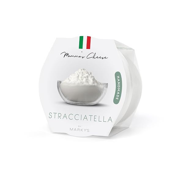 Mamma's Stracciatella Cream Fresh Italian Cheese - 1 lb / 454 g -  OVERNIGHT