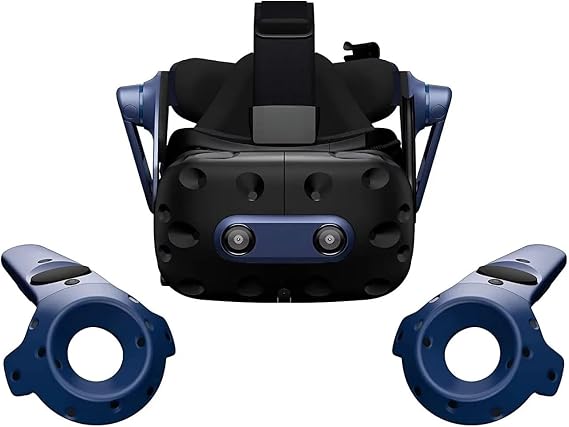 Smart VR Glasses Compatible for HTC Vive Pro 2 Virtual Reality VR Headset PC Emulator VR Controllers VR Accessory SteamVR Tracking 2.0(Pro 2 kit)