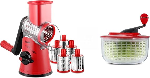 Cheese Grater and and Salad Spinner Bundle