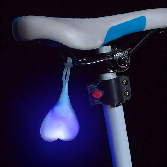 Bike Reflectors LED Bicycle Rear Lights Cycling Balls Tail Light Seat Back Egg Lamp Night Essential Waterproof Creative Silicone Warning Light for Truck