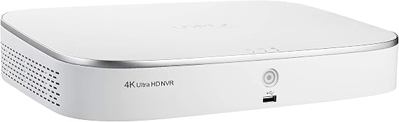 Lorex 4K Ultra HD 8-Channel Fusion Series PoE Network Video Recorder with 2TB Storage, Smart Motion Detection and Smart Home Compatibility