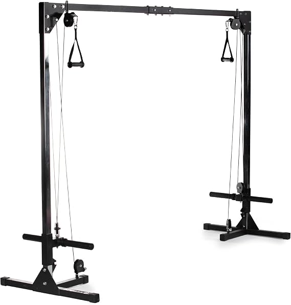 Titan Fitness Cable Crossover Machine, Rated 440 LB, Upper Body Specialty Machine, High and Low Pulleys, Home Gym Equipment for Home for Cable Fly and Crossover Workouts