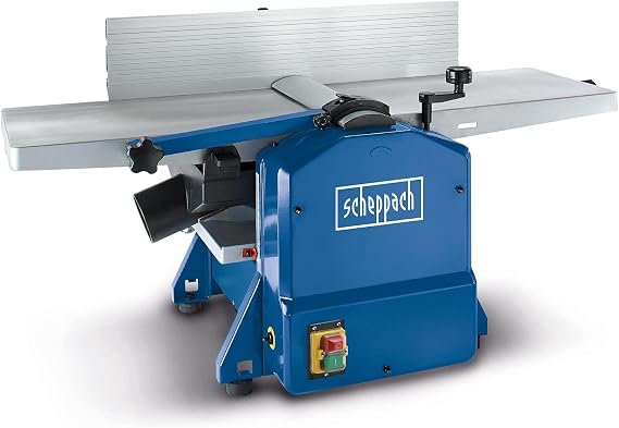 Scheppach Surface and Thickness Planer HMS1080 | 230 V 1500 Watt | 2 HS Planer Blades | 254 mm Width | 120 mm Passage Height | 8500 rpm Blade Speed | Max. 2 mm Chip Removal