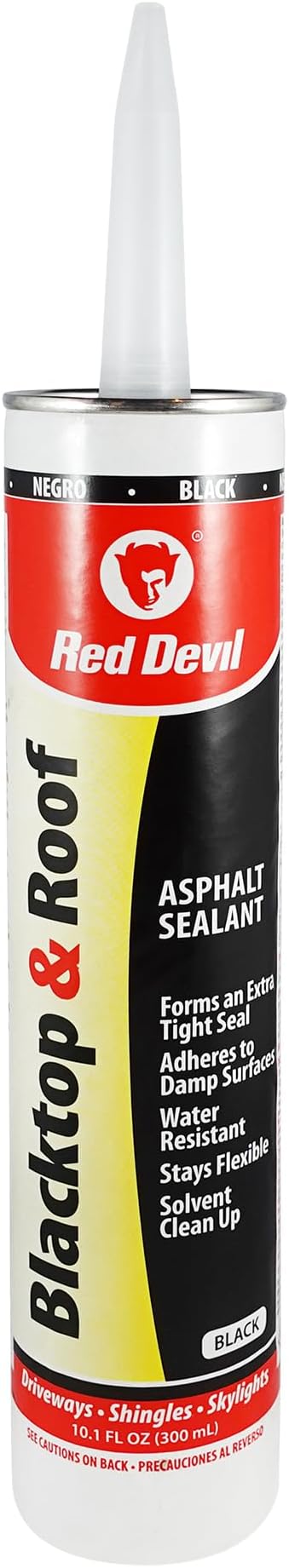 Red Devil 0636 Blacktop and Roof Repair Sealant, Pack of 1, Black