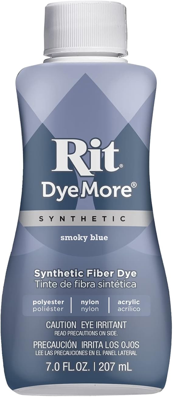 Rit Dye Liquid More Synthetic 7oz- Smoky Blue
