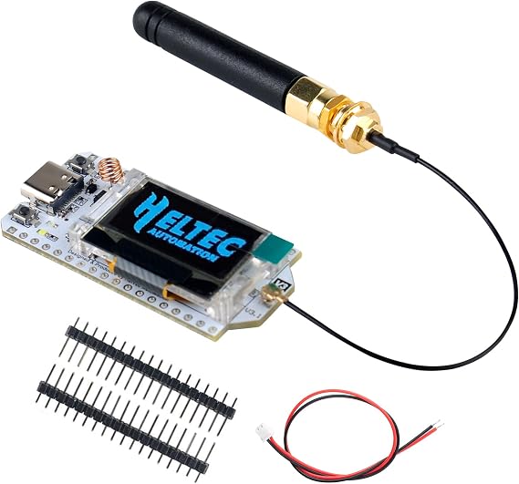 ESP32 Lora V3 Development Board Kit WiFi+BLE SX1262 Lora32 0.96inch OLED Display Module + 915MHz 2Dbi Antenna for Arduino NodeMCU IoT (1 Sets)