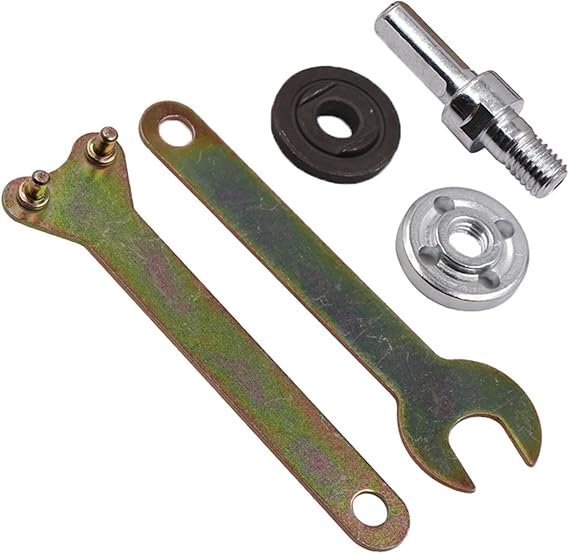 Drill to Angle Polisher Adapter Arbor to Polishing Machine Attachments Modified Flange Nuts Connecting Rod Set