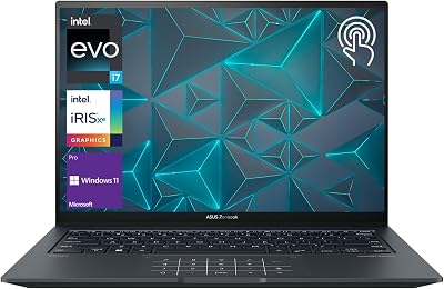 ASUS Zenbook 14X OLED Laptop, 14.5 WQXGA Touchscreen, 13th Gen Intel Core i7-13700H, 16GB RAM, 1TB PCIe SSD, Webcam, Thunderbolts, HDMI, Wi-Fi 6, Windows 11 Pro, Gray