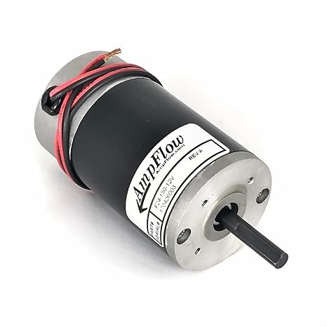 F24-150-24V Brushed Electric Motor, 12V, 24V, or 36 VDC, 4900 RPM