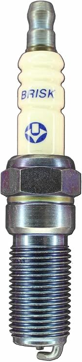 Silver Racing Spark Plug by Brisk
