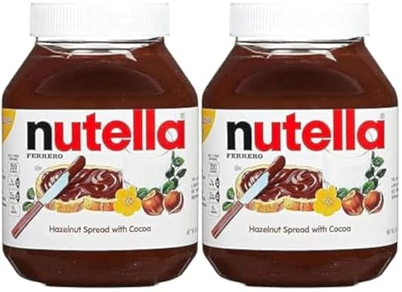 Nutella Hazelnut Spread with Cocoa, 33.5 oz, 2-count