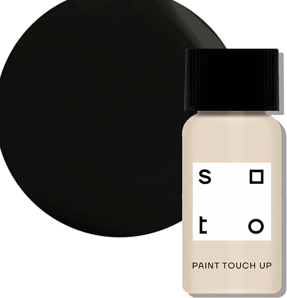 soto Black Paint Touch Up, Multi-Surface, Matte Finish (No. 70 Mars Black) 10 Milliliters of Scratch Repair for Furniture, Walls, Cabinets, Trim, Doors, Indoor/Outdoor