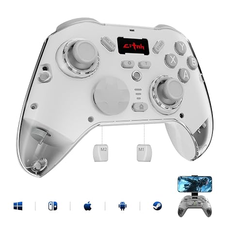 hosowe Wireless Gaming Controller Compatible for PC/Switch/Android/iOS