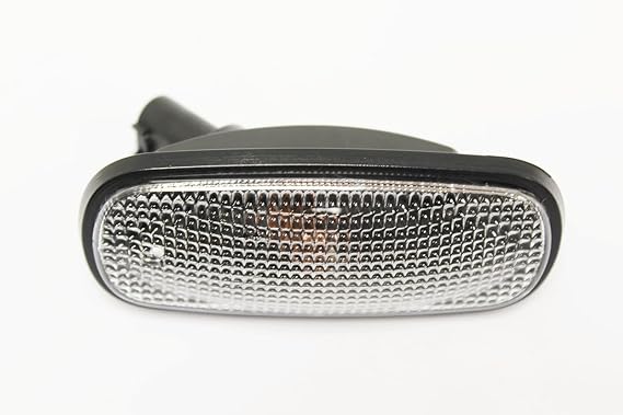 Allmakes Fender Clear Side Marker Repeater Light Compatible With Land Rover Freelander 1 2002-2005, Part Xgb100310l / Xgb100310