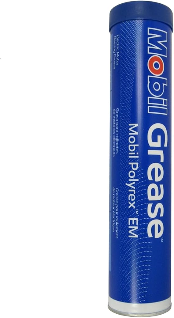 Mobil Polyrex EM, Motor Grease, 13.7 oz.