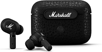 Marshall Motif ANC - True Wireless Active Noise Cancelling Bluetooth Headphones, Earbuds – Black