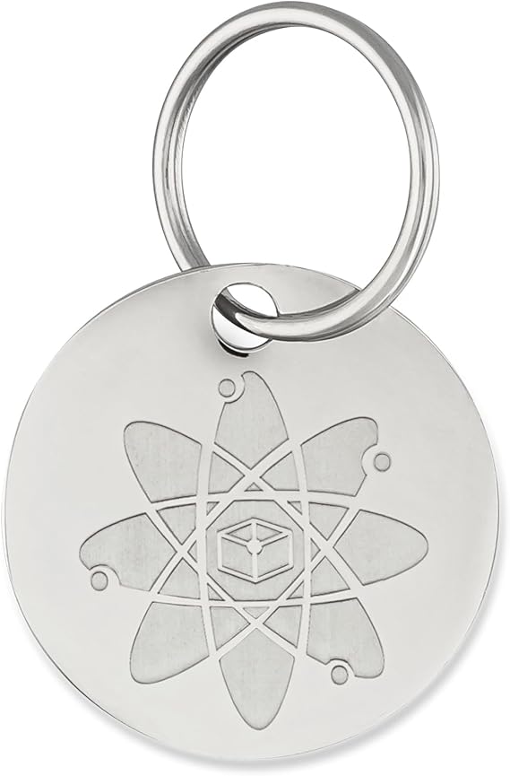 Shield Tag - Natural Flea & Tick Repellent Collar Tag for Dogs & Cats - Waterproof, Lasts 12 Months - Stainless Steel Pendant - Regular Tag (1Pack)