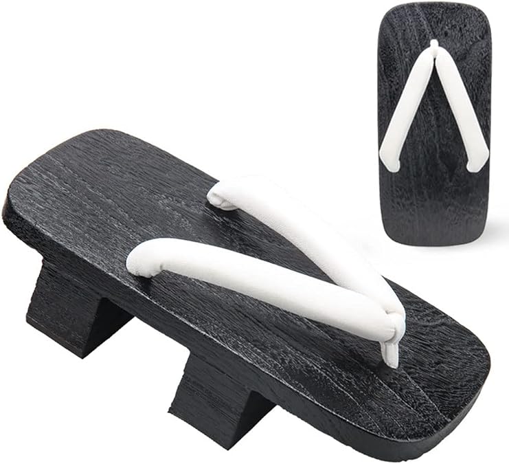 Japanese Traditional Geta Clogs Samurai Shoes Two-Teeth for Men