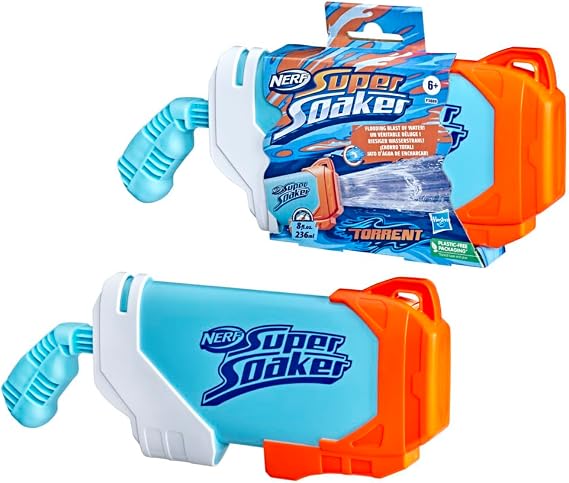 Super Soaker Torrent Water Blaster, Water Blaster, Super Soaker, 1, Perfect for Kids Outdoor Fun, Multicolor