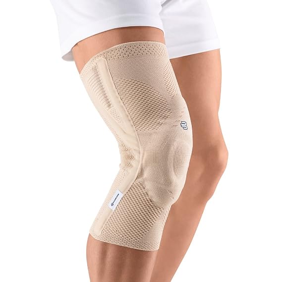 Bauerfeind - GenuTrain P3 - Patella Knee Support - for Misalignment of The Kneecap - Left Knee -Size 2 - Color Nature