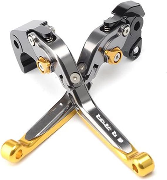 Motorcycle Adjustable Foldable Extendable Motorbike Brakes Clutch CNC Levers for CB1000R for CB 1000R 2018 2019 Clutch Brake Handle Lever (Color : Titanium Golden)