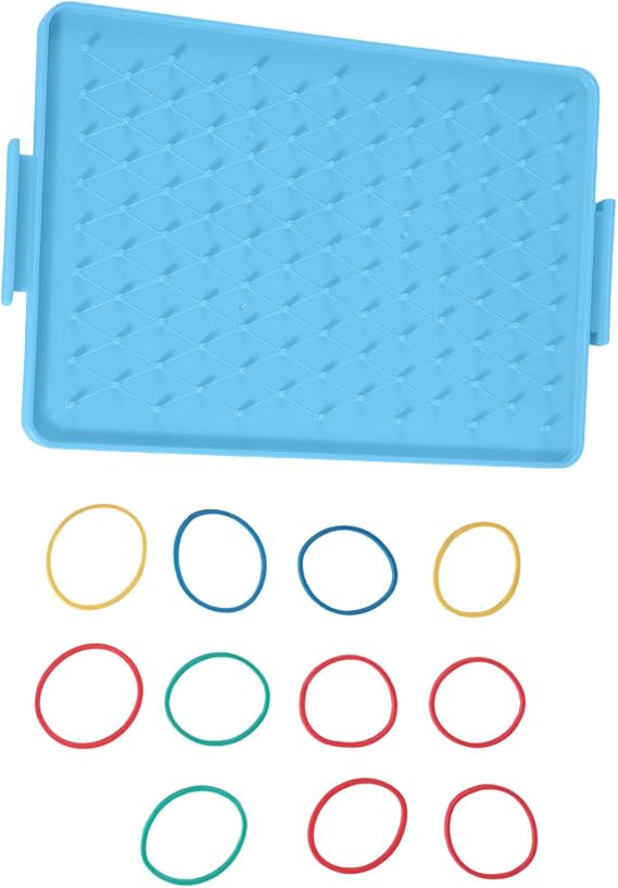 Geometry Learning Pegboard Educational Geo Board Hands On Toy Math Teaching Supplies Preschool Children Student Geometry Board