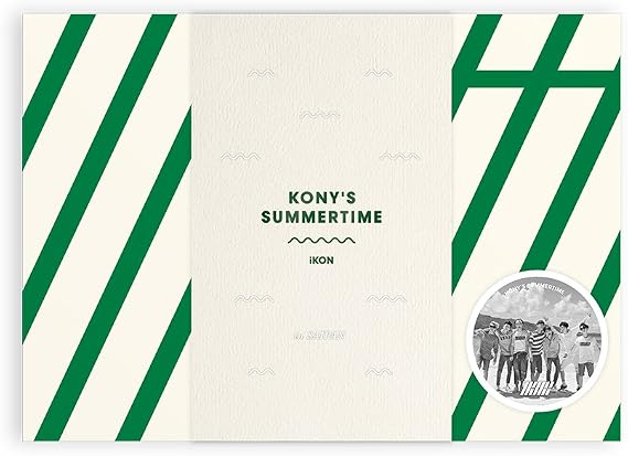 iKON - KONYS SUMMERTIME DVD [Limited Edition] Photobook+Travel Pouch+Extra Photocards Set