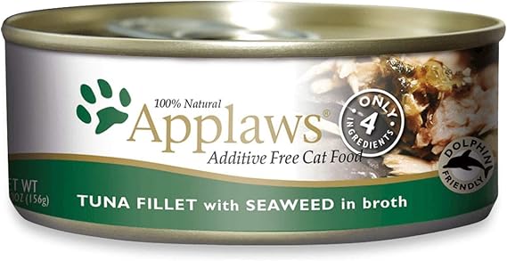Applaws Cat Tin 2.4oz Tuna with Seaweed - 24 Pack