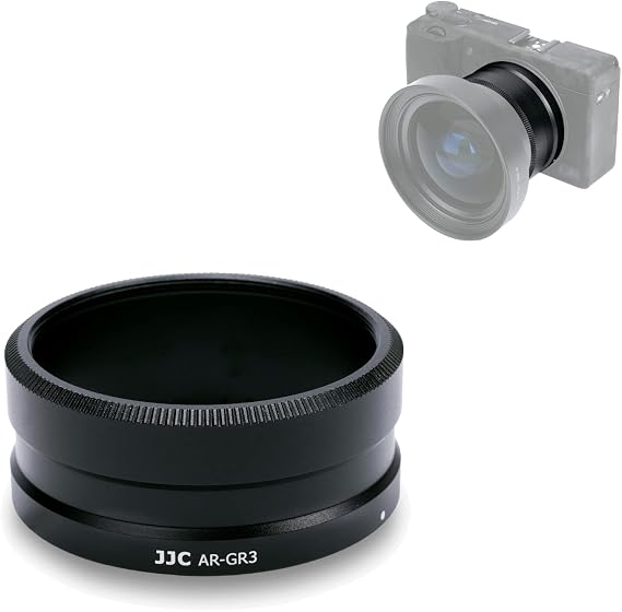 JJC GR3 Lens Filter Adapter for Ricoh GR III GR 3 HDF, Replaces Ricoh GA-1