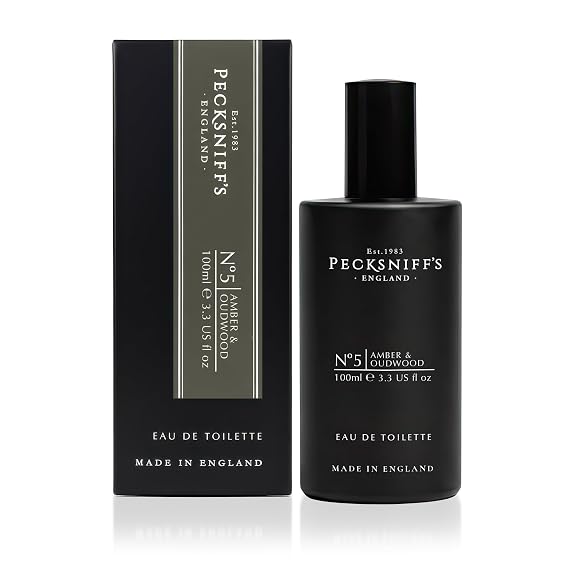 Pecksniff's Mens Eau de Toilette Amber Oud Wood, 100 ml / 3.3 fl oz
