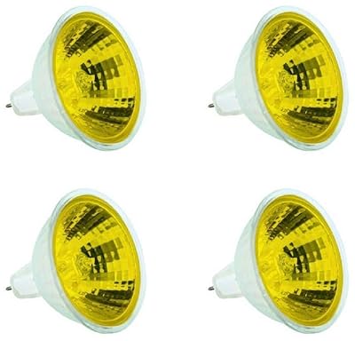 Dimplex Opti-Myst Series Halogen Bulbs, 4 Pack Model: RB400, 153 BTU, 12 Volt, 45 Watt