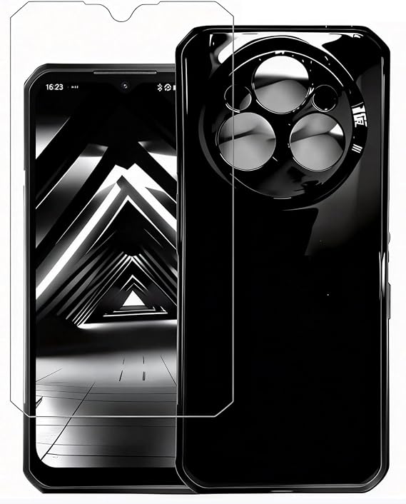 カバー Oukitel WP55 Proケース、6.60インチスクリーンプロテクター1パック耐衝撃バンパー保護シェル