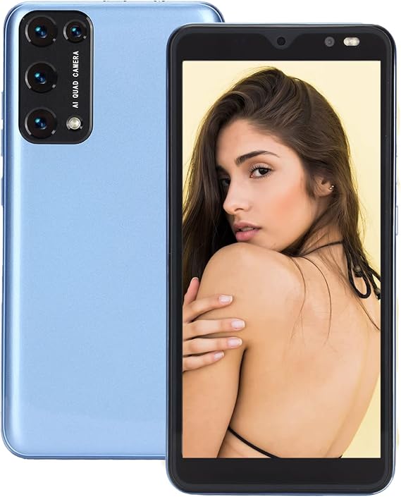 Rino8 Pro Unlocked Andriod Smartphone, 5.45 Inch HD Screen Smart Phone, 512MB+4GB, Dual SIM, 128GB of Expandable Storage, Ultra Thin Face Recognition Cell Phone for Android