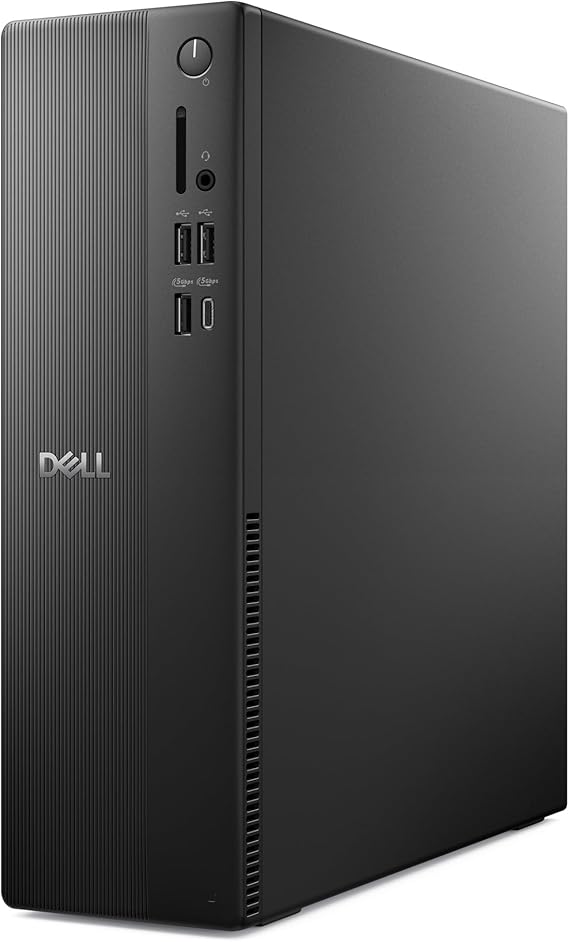 Dell Slim Desktop ECS1250 - Intel Core i3 14100 Processor, 8GB DDR5 RAM, 512GB SSD, WiFi 6, Intel UHD Graphics 730, Windows 11 Home, Onsite Service - Black