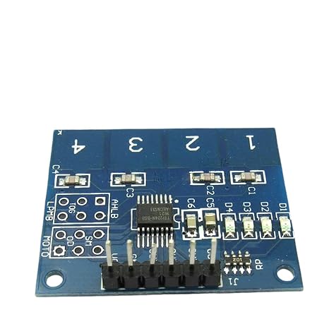 4-Way TTP224 Capacitive Touch Module Human Touch Switch Digital Touch Sensor Module New for Arrival 2025 High for Quality