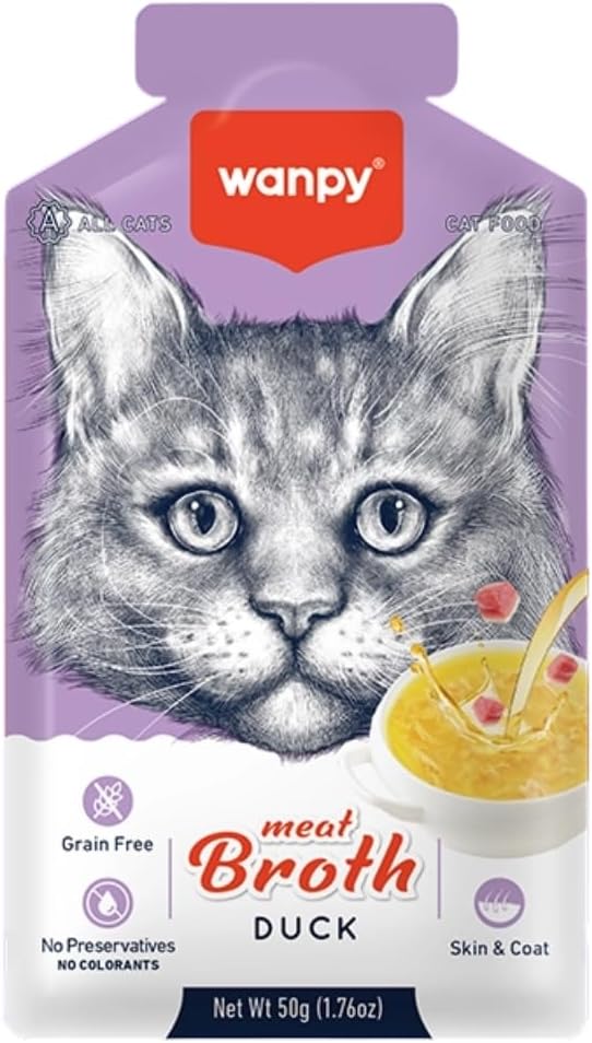 Wanpy Duck Meat Soup for Cats 50g Single