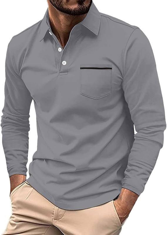 Men's Polo Shirts 2024 Soft Loose Outdoor Sports Lapel Solid Color Camouflage Printing Raglan Sleeve Top Short