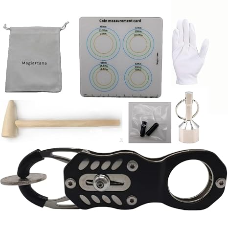 Gold & Silver Testing Kit for Coin Ping Authenticity Check | Put in Pocket-sized gold & silver verifier, professional coin ping tester, ideal for collectors, coin shops & pawn shops