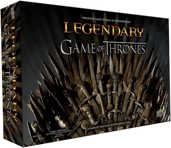 Legendary Game of Thrones Deck Building Game | GOT Board Game | Play as House Stark, House Lanister, House Baratheon and Dothraki Army