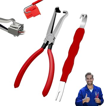 Electrical Connector Removal Tool,Electrical Disconnect Pliers,Multi-purpose Terminal Connector Removal Tool,Durable Wire Connector Removal Tool for Automotive Repair,Universal for Technicians 2 Pack