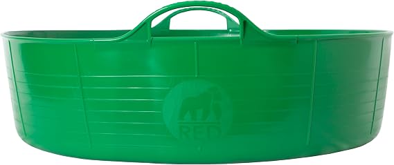 TUBTRUGS 10 Shallow Tub, 9 Gallon, Green