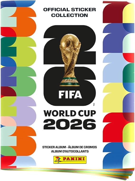 2026 Panini FIFA World Cup Sticker Collection Album Official Tournament Sticker Book for USA/Canada/Mexico 2026