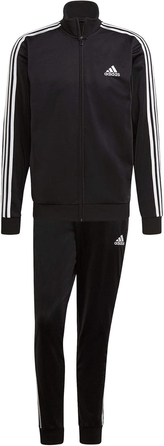 adidas Men's Sportswear Basic 3-Stripes Tricot Tracksuit