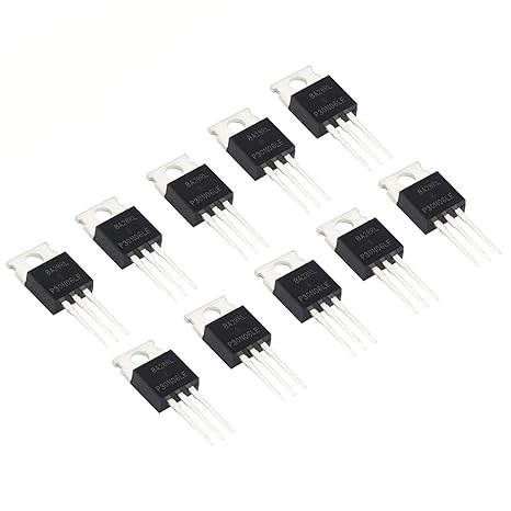 RFP30N06LE 30A 60V N-Channel Power Mosfet TO-220 ESD Rated for Arduino(10 Pieces)