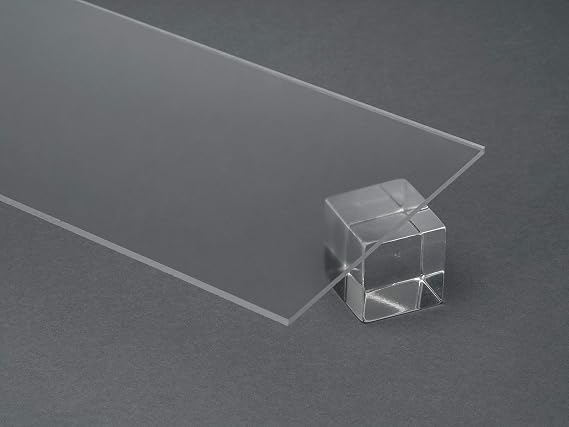 Non-Glare Acrylic, Clear, Transparent 1.5 MM, 1/16" x 12" W x 12" L (5)