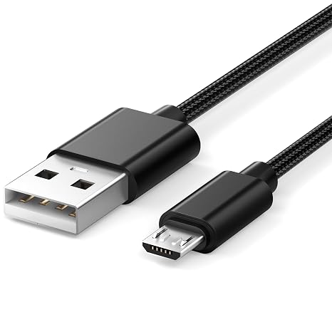 Superer 5FT Micro USB Charger Cable Fit for PS4 Controller, Kindle Paperwhite, Amazon Fire Tablet, Xbox One X S, Roku Streaming Stick, Fire TV, Android Phone Charging Data Sync Nylon Braided Cord
