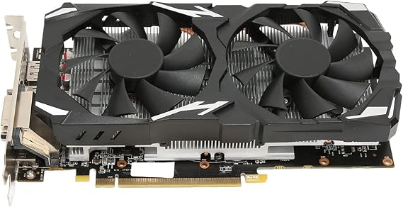 Sanpyl RX 580 Graphics Card, 8GB GDDR5 256bit Video Gaming Graphics Card with 3*DisplayPort DVI Output, Support 8K 16 x PCI Express 3.0, Cooling Fans Gaming Graphics Card for Home