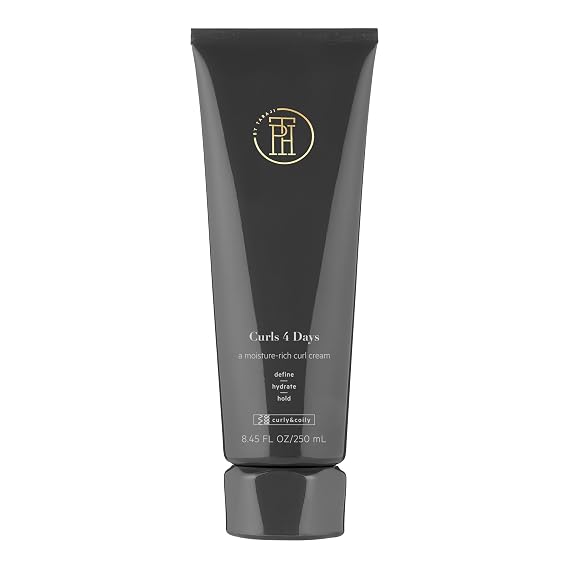 Dorzu Taraji Curls 4 Days Curl Defining Curl Cream with Shea Butter & Coconut Oil for Volume and Shine - 8.45 oz.