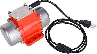 Mini vibrating Motors Industrial Concrete Vibrator with Switch and US plug Single Phase 110V 20W 3600RPM