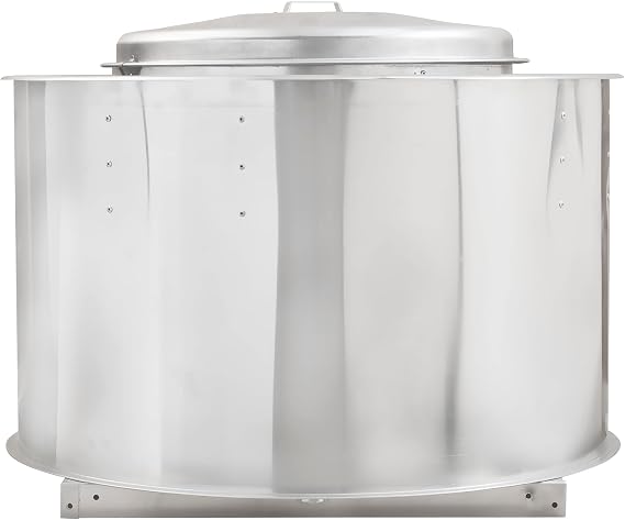 HOODMART 1PH Upblast Exhaust Fan, 5000 CFM Belt Drive Centrifugal Restaurant Fan 1279 RPM, and Commercial Kitchen Equipment Made in USA
